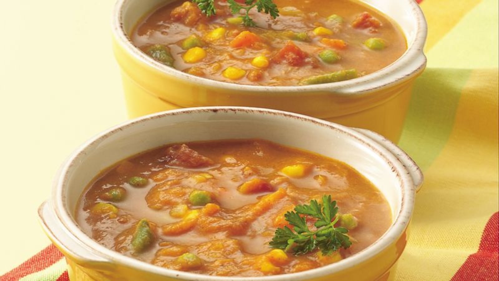 Image of Curried Pumpkin-Vegetable Soup