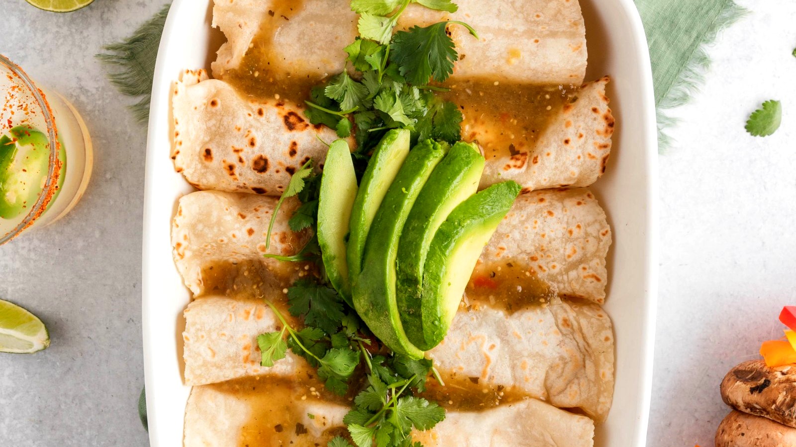 Image of Salsa Verde Enchiladas