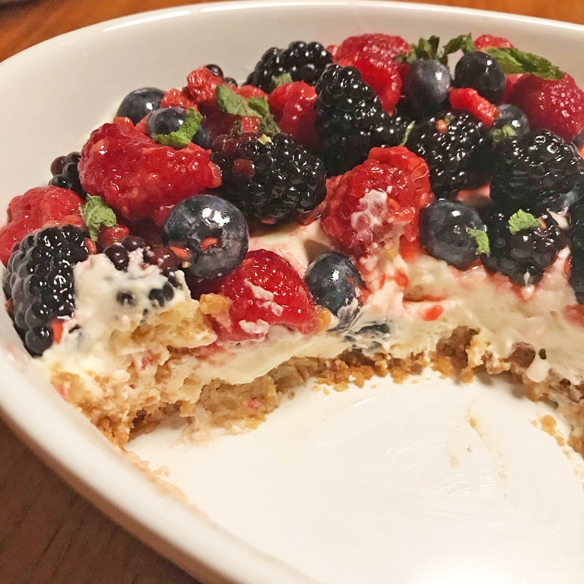 Mixed Berry Tiramisu