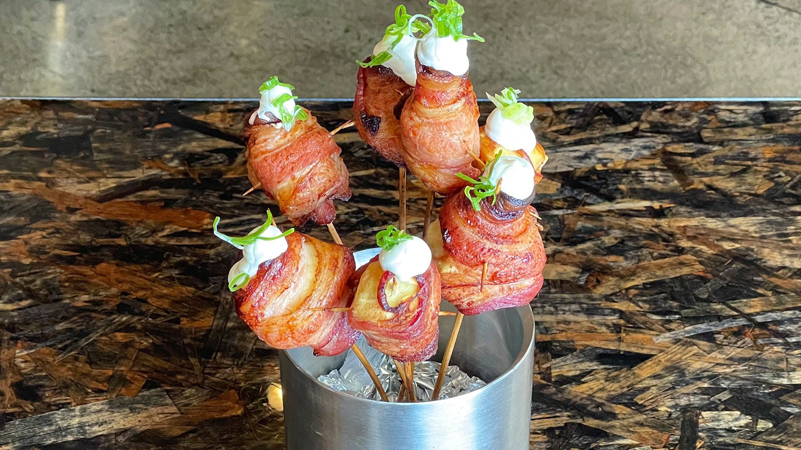 Bacon wrapped 'Ulu Pops