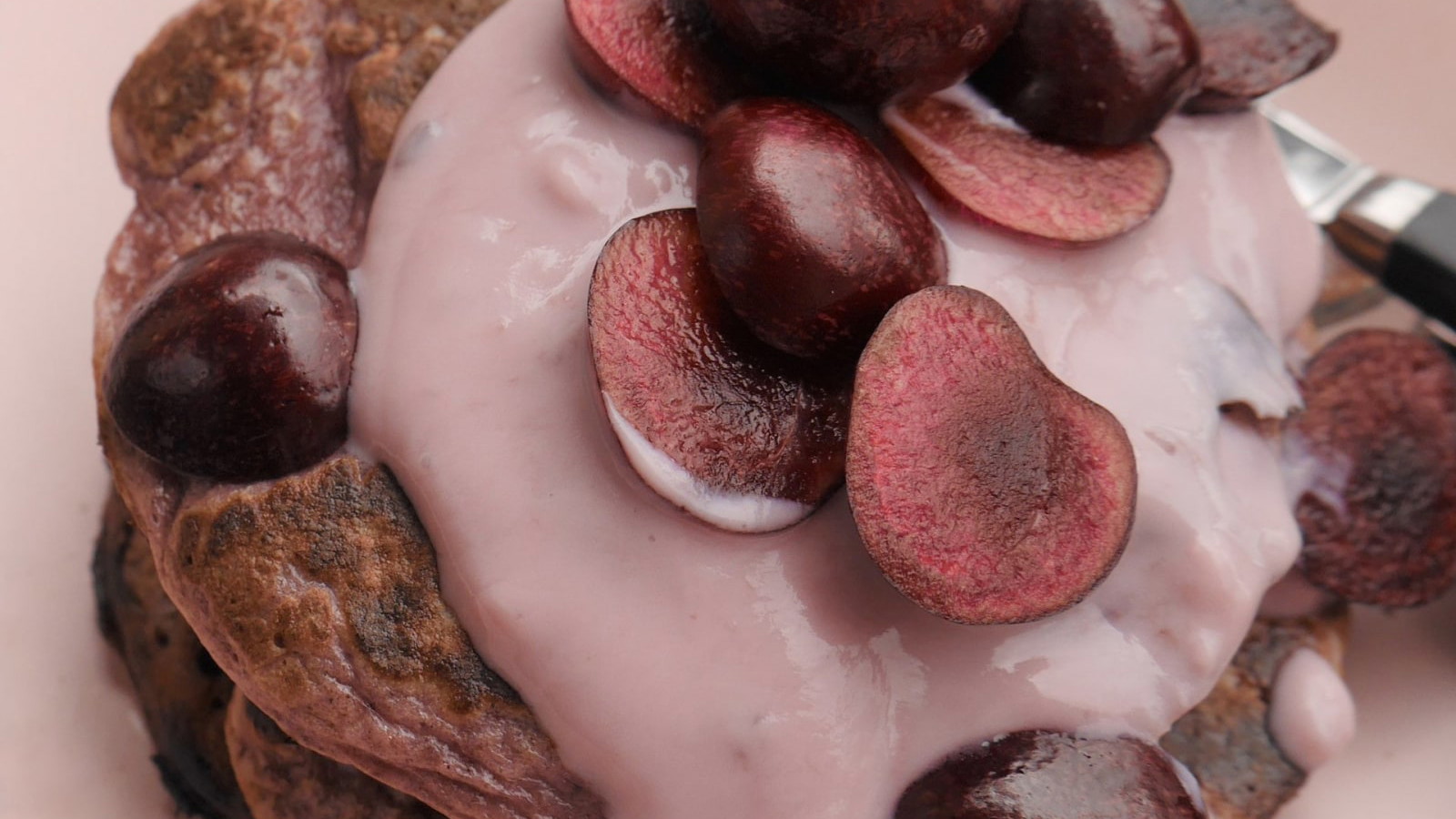 Image of CHERRY BAKEWELL PANCAKES
