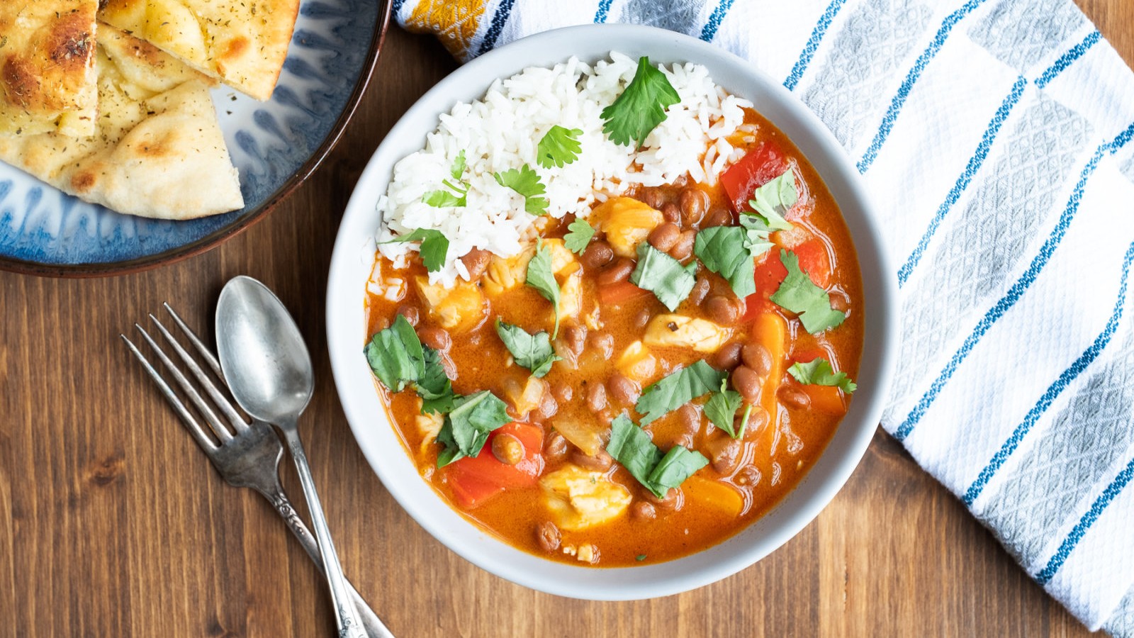 Image of Dr Pepper Bean Coconut Curry Chicken