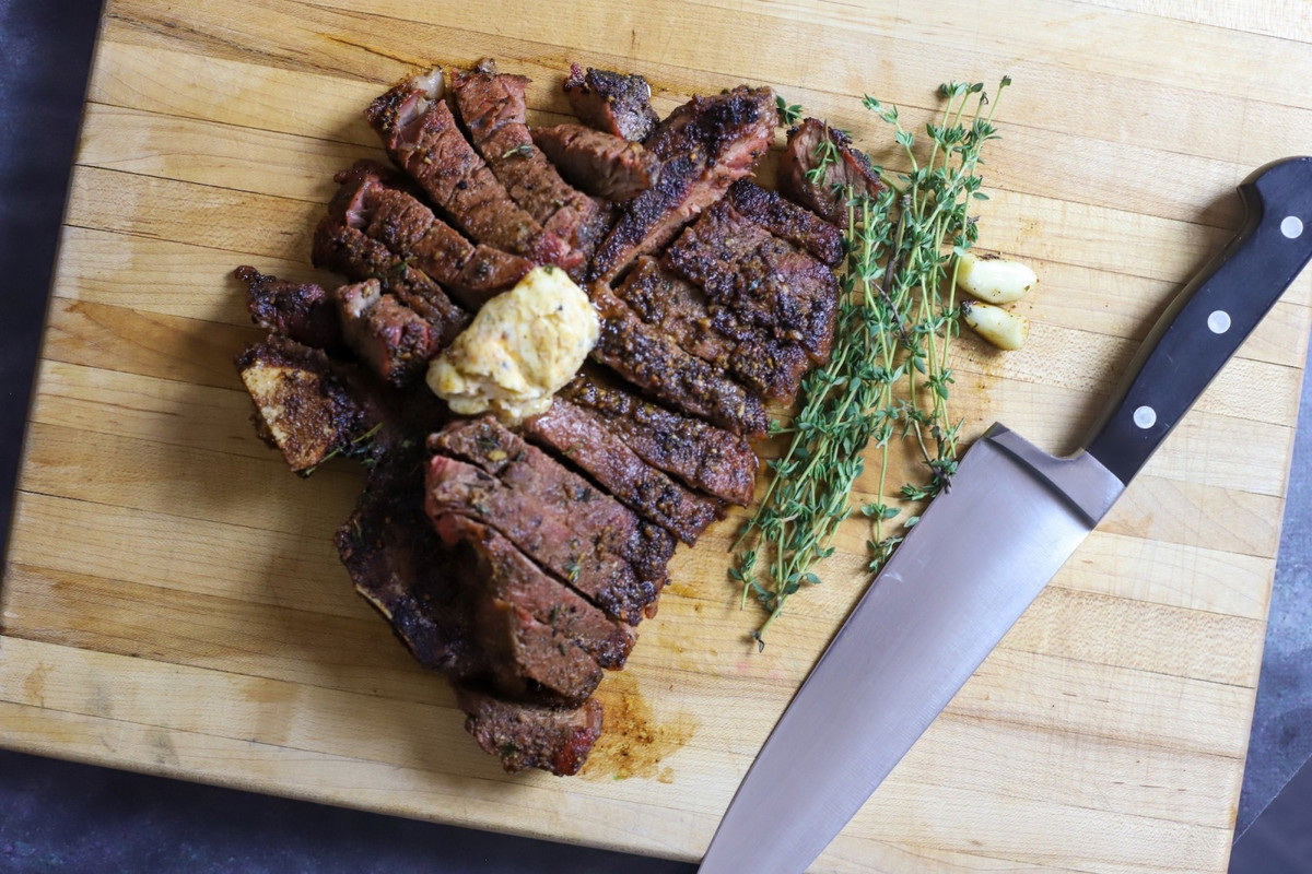 Reverse Sear Prime Time Porterhouse Steak