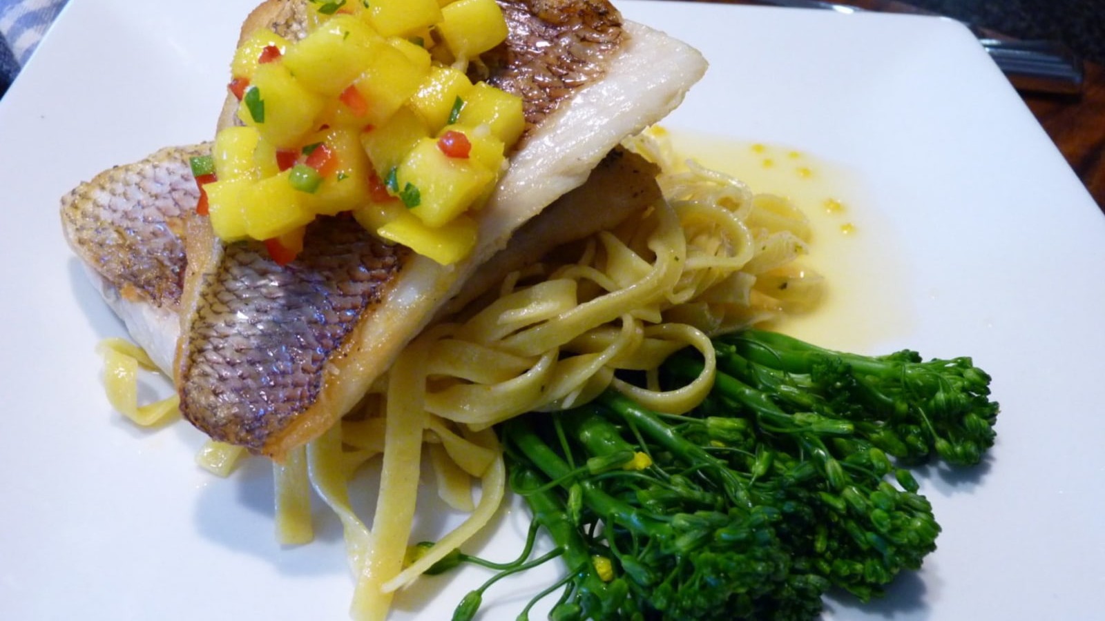 Image of Red Snapper with Mango Salsa