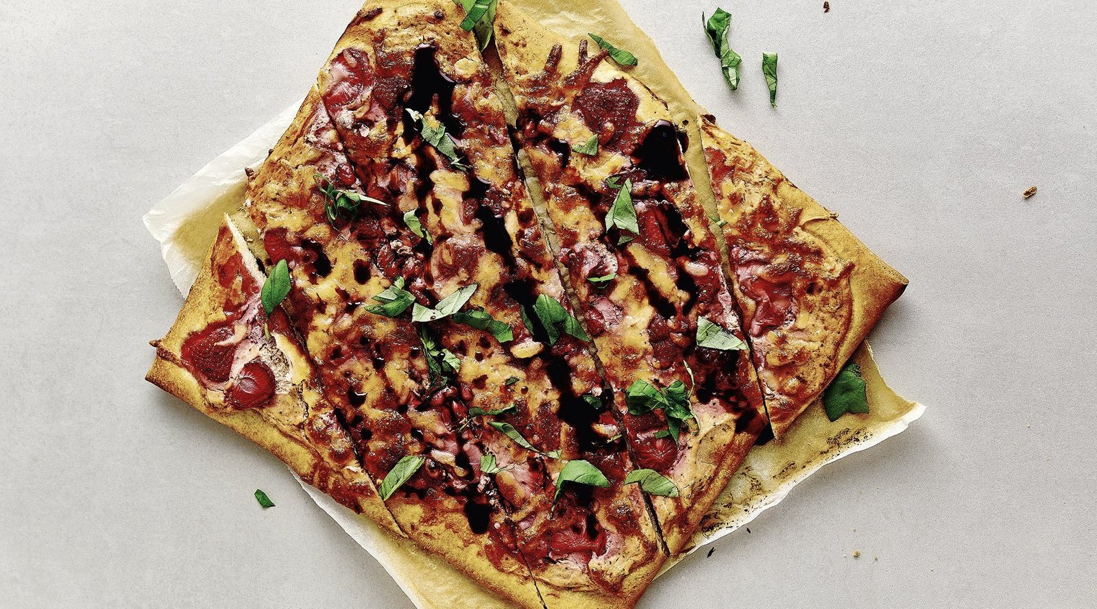 Erdbeer Pizza - ein süßes Pizza Rezept