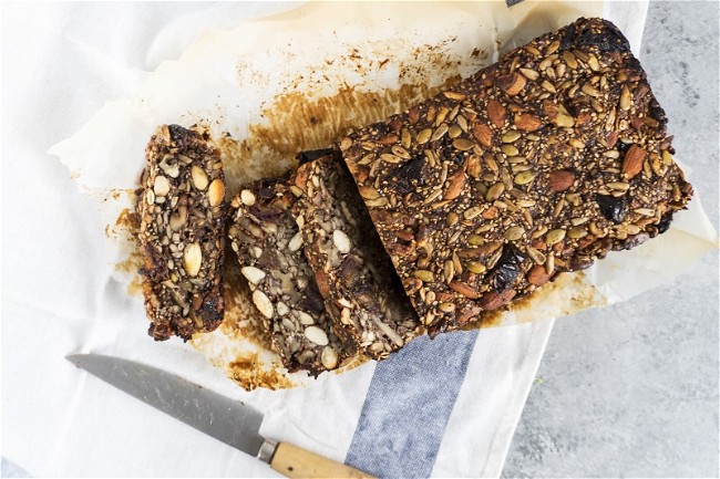 Image of Seed and Nut Bread with Dates