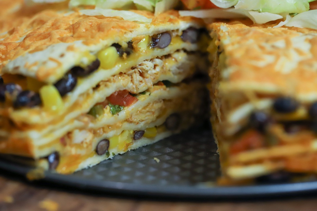 3 Amigos Quesadilla Cake