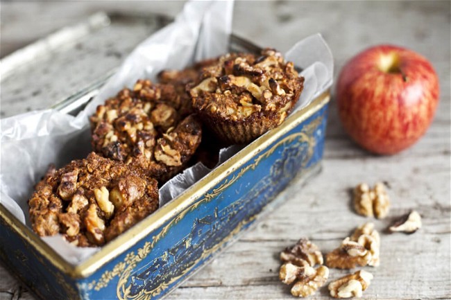 Image of Vegan Apple Carrot Muffins