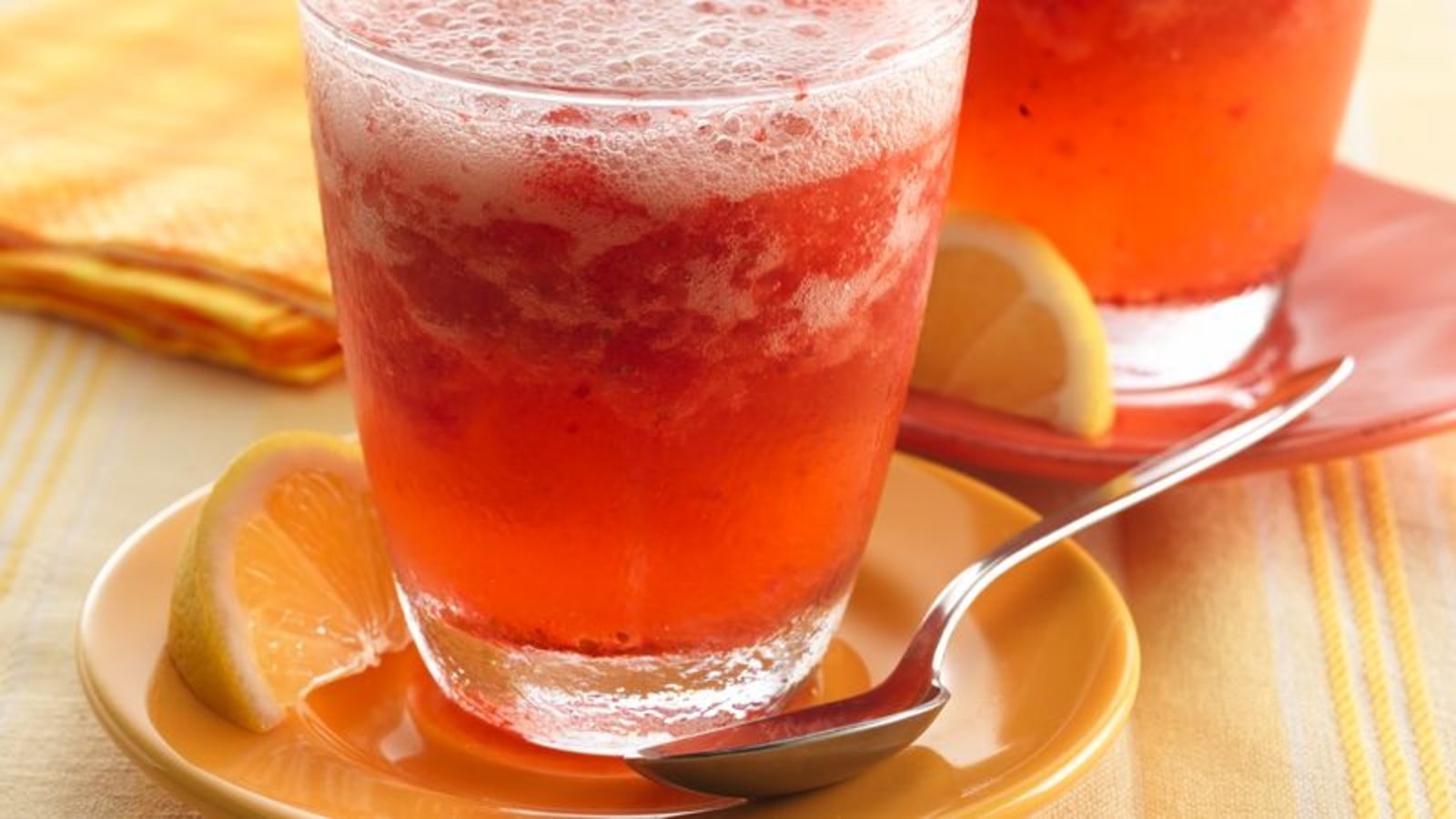 Image of Sparkling Strawberry-Lemonade Slush