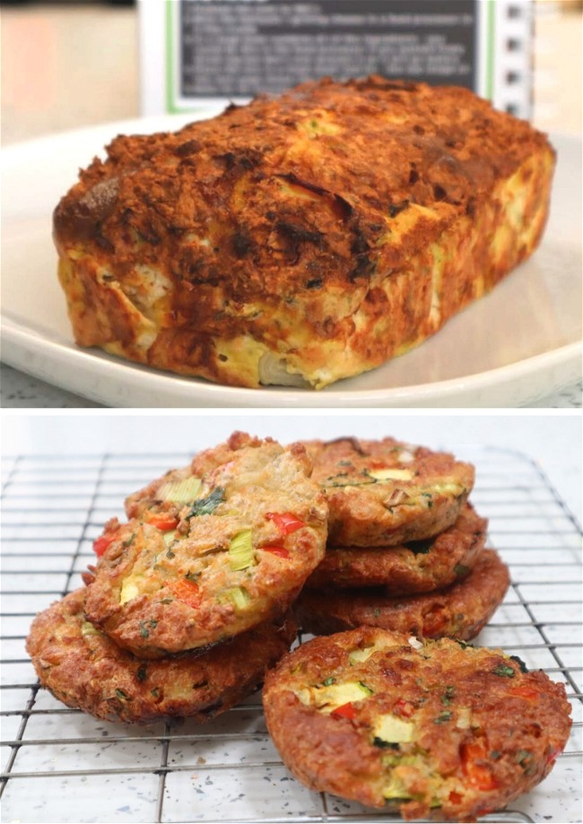 Image of Cheese-Loaf & Burgers (Homemade Veggie Burgers)