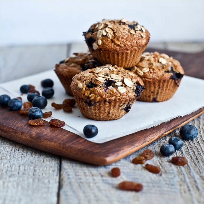 Image of Blueberry, Raisin and Orange Zest Muffins