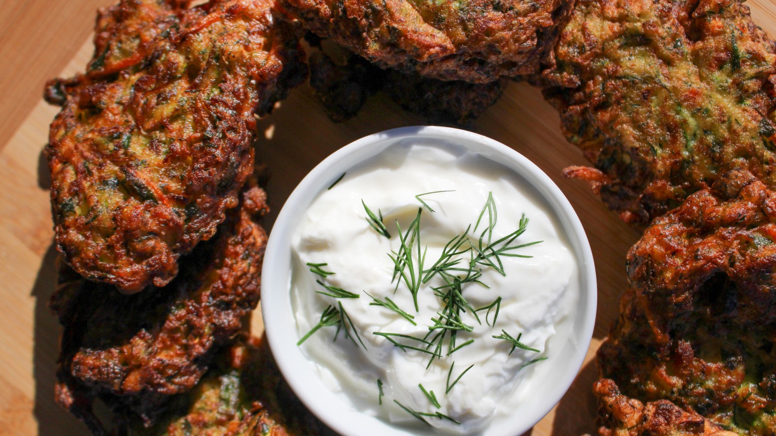 Image of Crispy Pan-Fried Zucchini Fritters