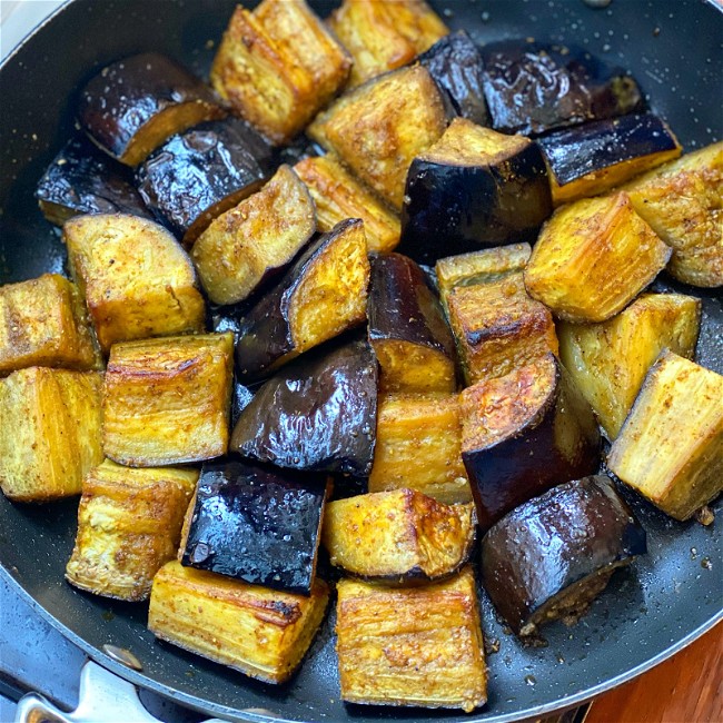 Image of Cumin and Honey Roasted Eggplant