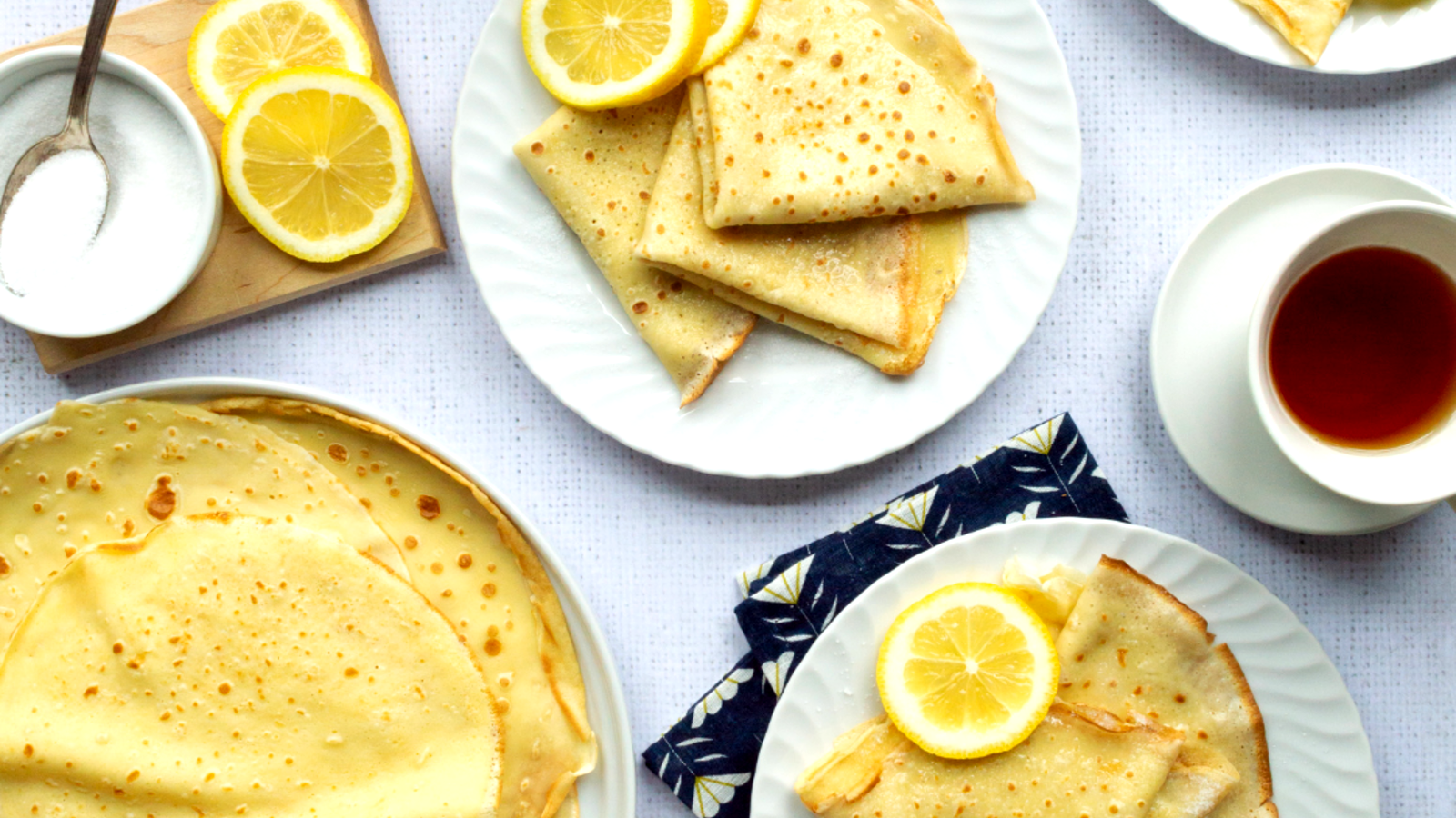 Image of English Lemon Sugar Pancakes