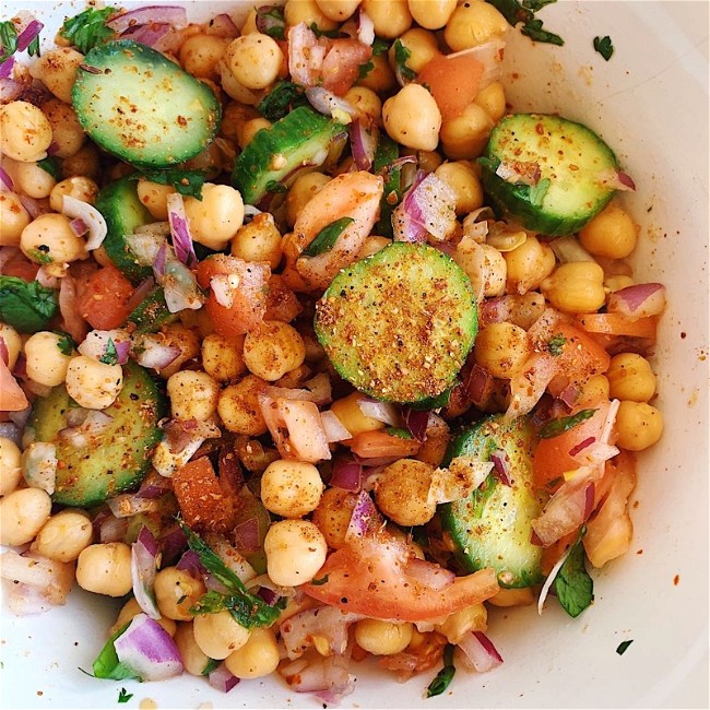 Image of Chilled Chickpea Chaat Masala Salad