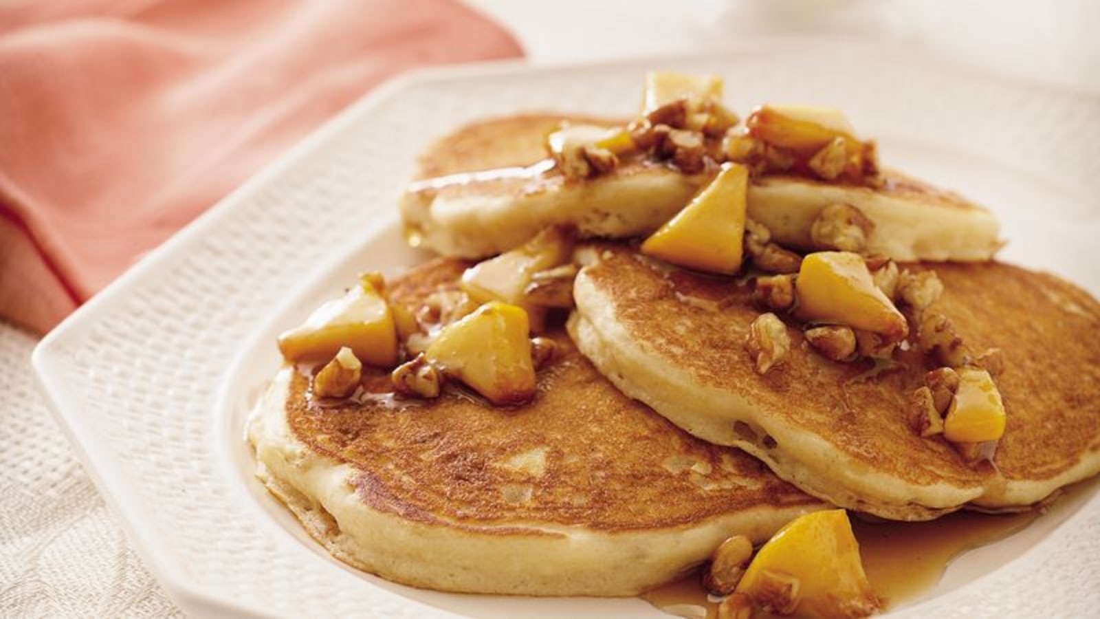 Image of Praline Peach Pancakes