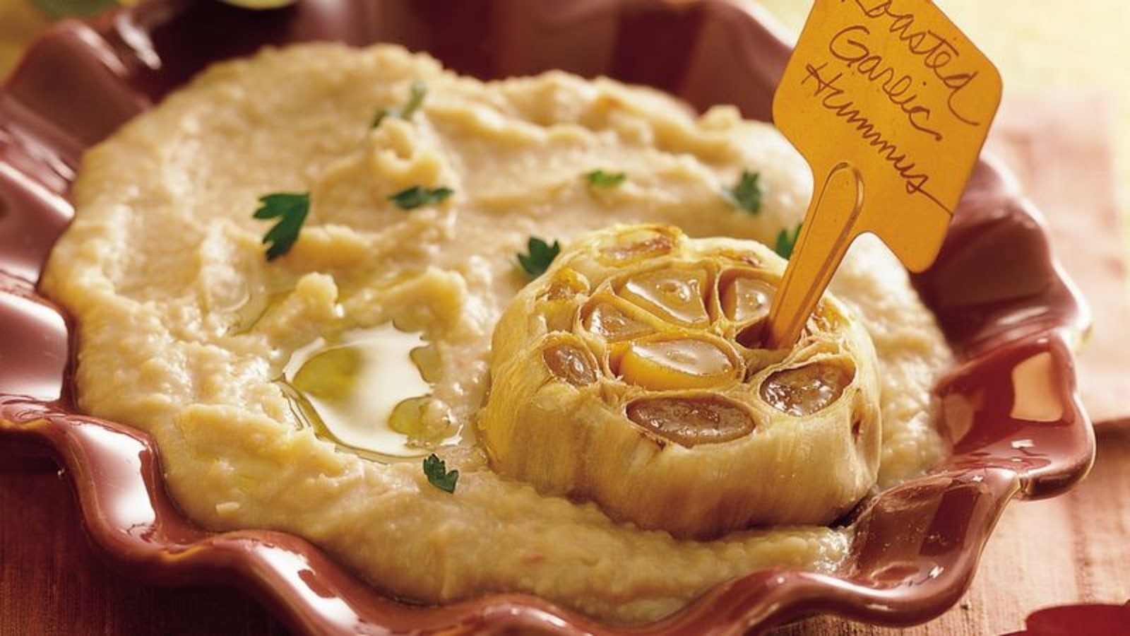 Image of Roasted-Garlic White Bean Hummus