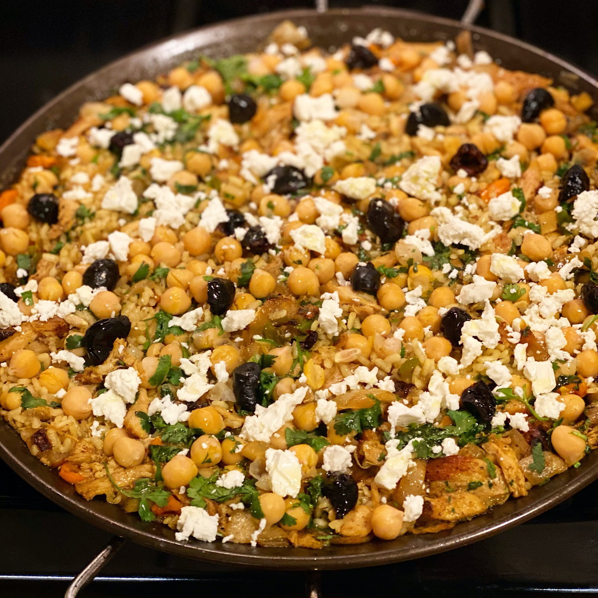 Chicken & Chickpea Paella