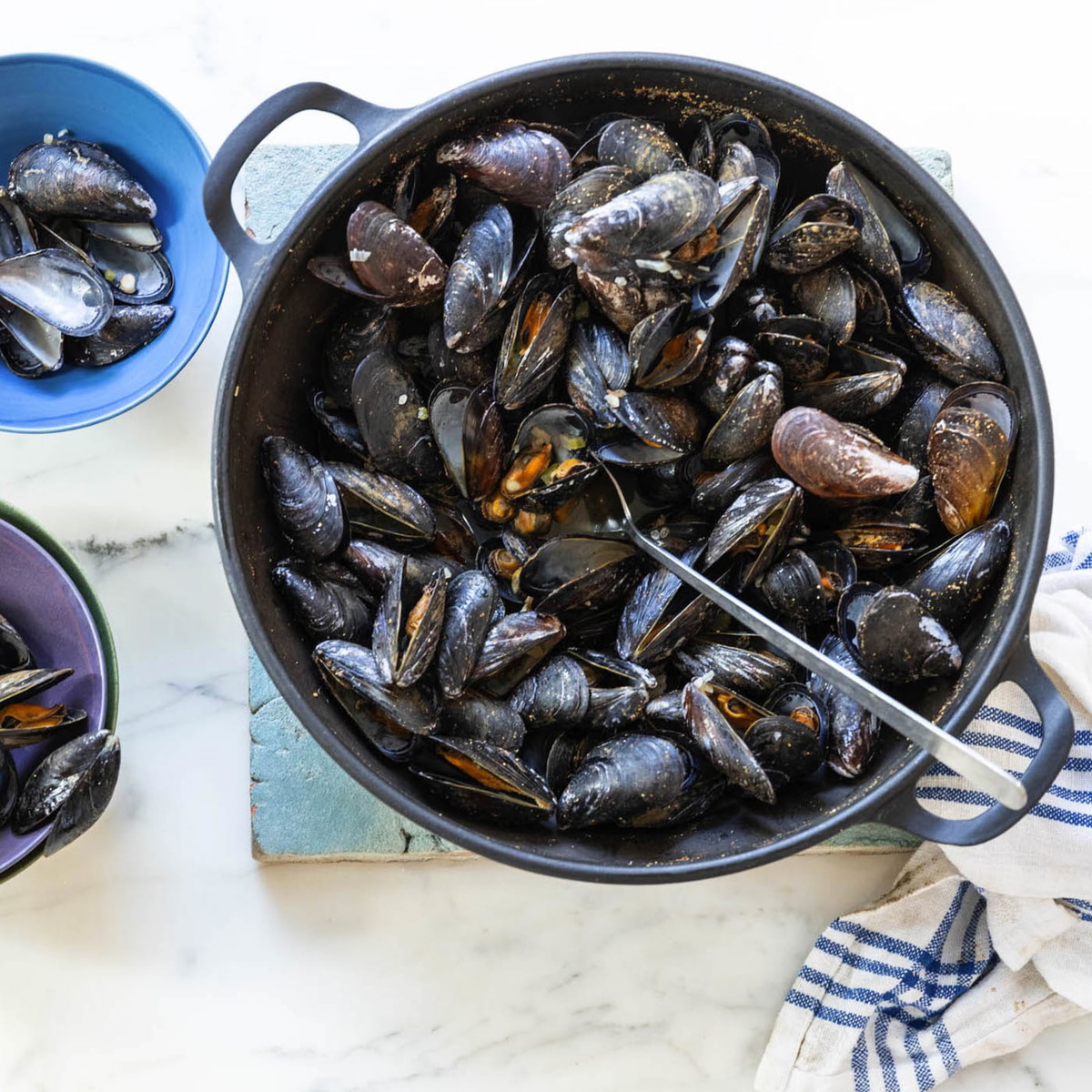 Steamed Mussels