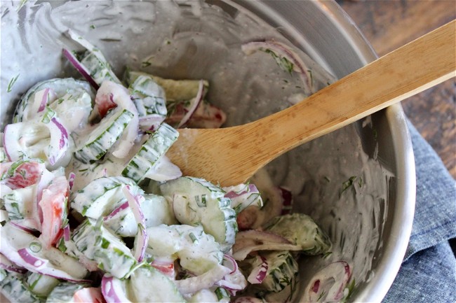 Image of Summer Cucumber and Tomato Salad