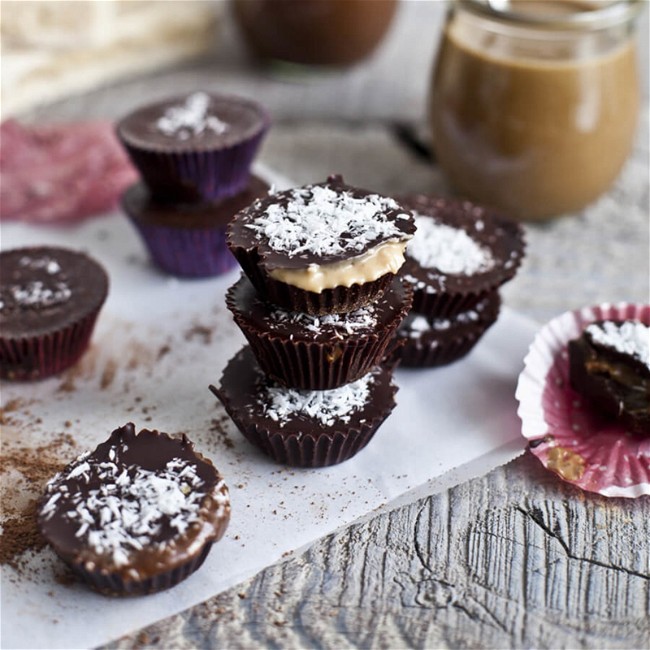 Image of Chocolate Almond Butter Cups