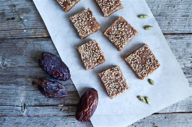 Image of Tahini, Date and Cardamom Caramels 