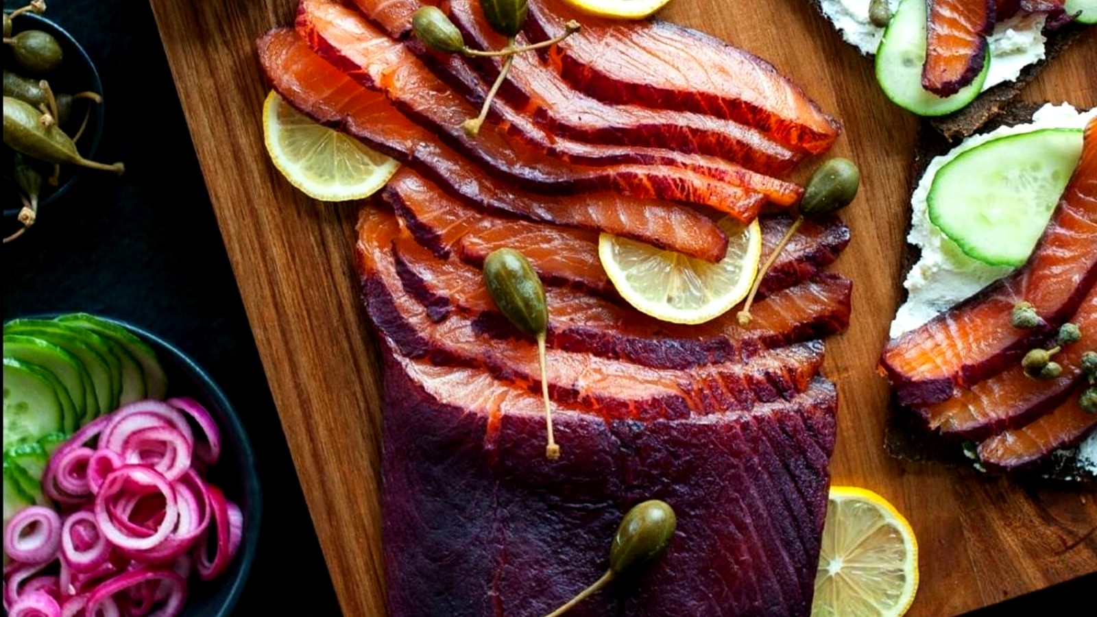 Image of HASKAPA HASKAP BERRY POWDER CURED SALMON GRAVLAX