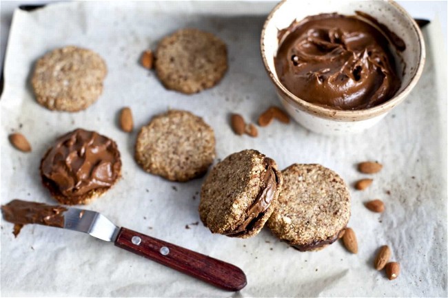 Image of Mini Chocolate-Avocado Ice Cream Sandwiches