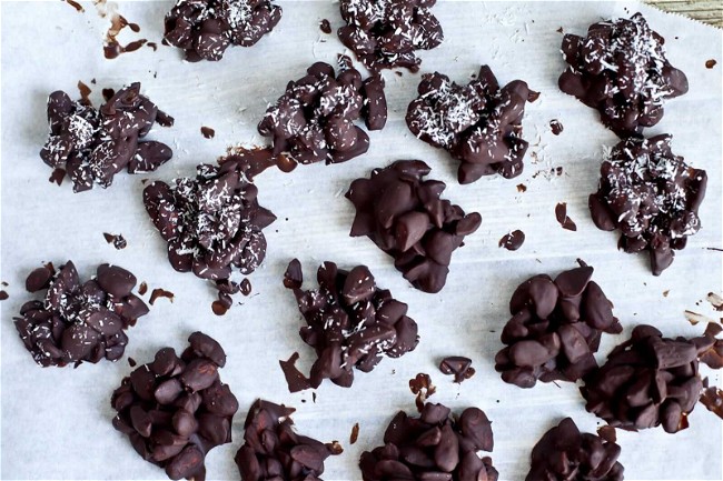 Image of Dark Chocolate and Sea Salt Covered Almonds