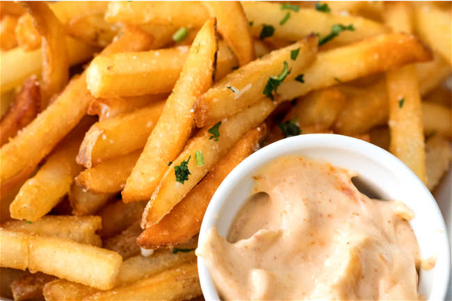 Image of Easy Fries With Infused Spicy Mayo