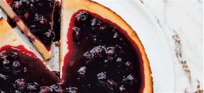 Image of Lauren Toyota's Baked Blueberry Cheesecake