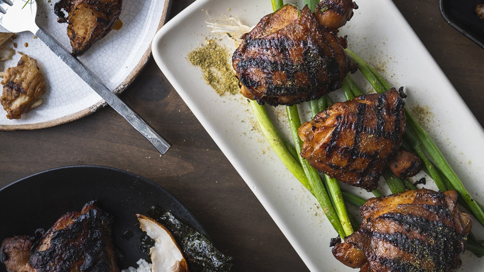 Image of Honey Jalapeño Grilled Chicken Thighs