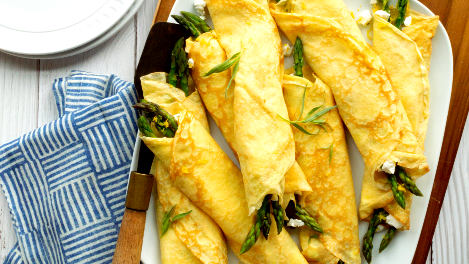Image of Savory Springtime French Crepes