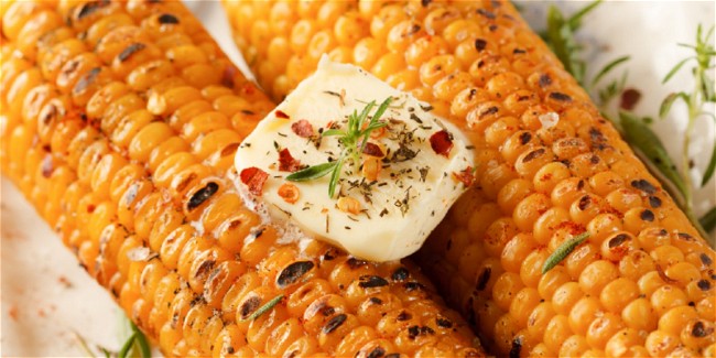 Image of Grilled Parmesan Corn on the Cob