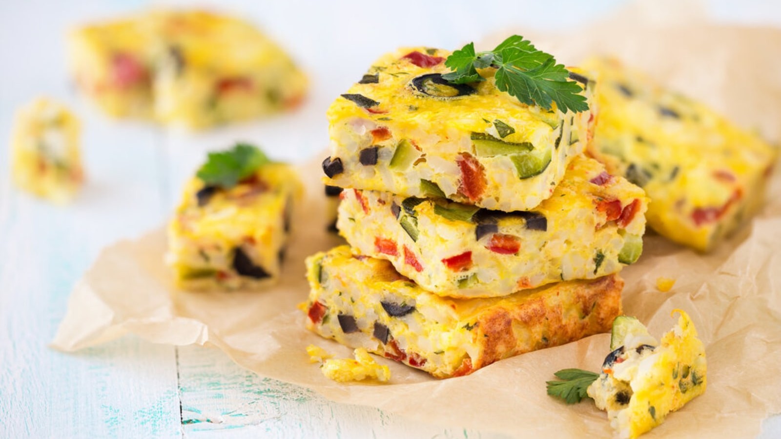 Image of Vegan Frittata Recipe With Tofu Base and Loaded With Vegetables!