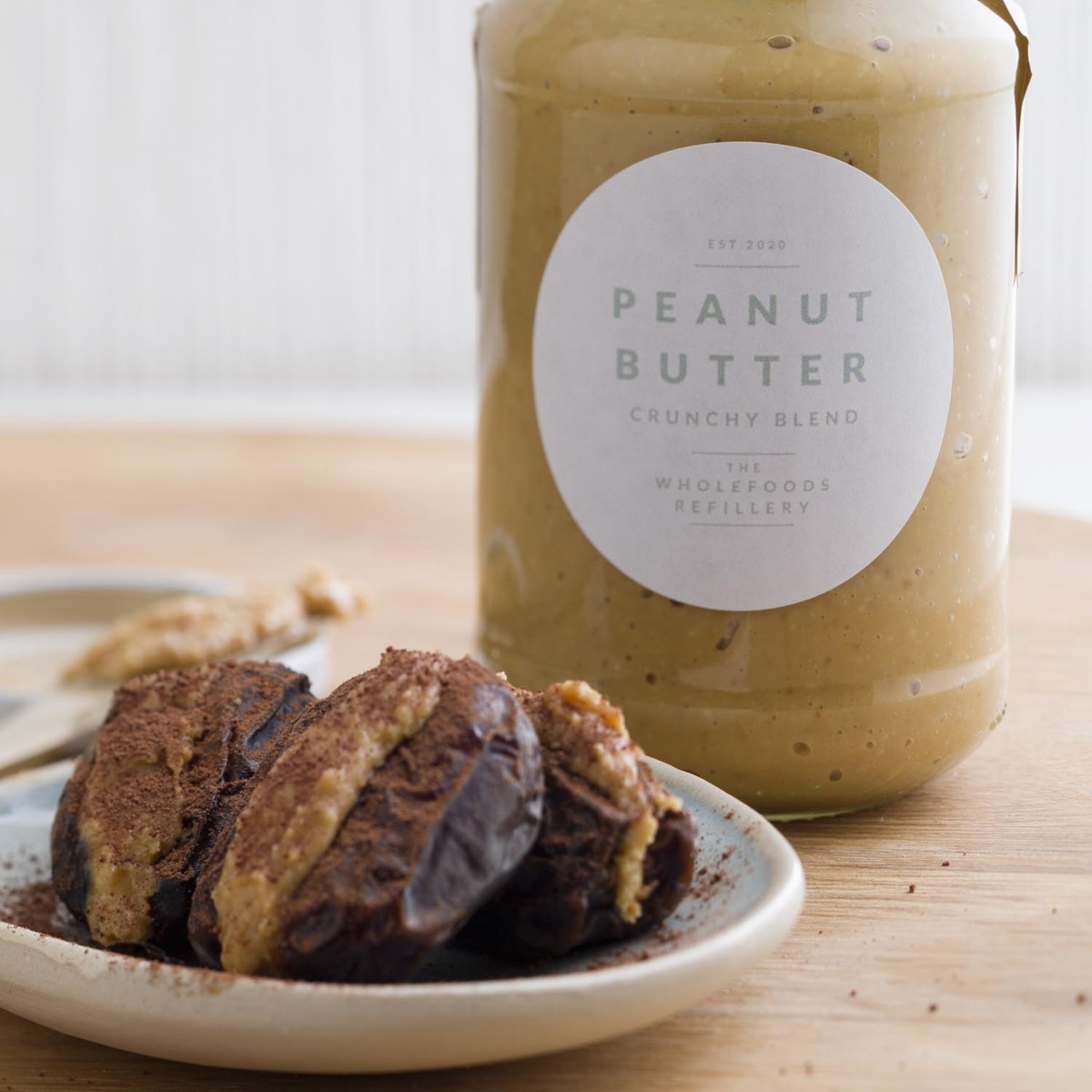 Peanut Butter Stuffed Dates