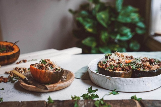 Image of Stuffed Acorn Squash
