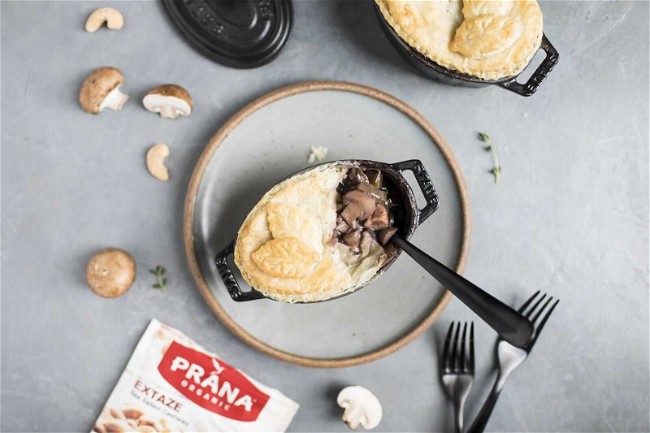 Image of Wild Mushroom & Cashew Vegan Pot Pie