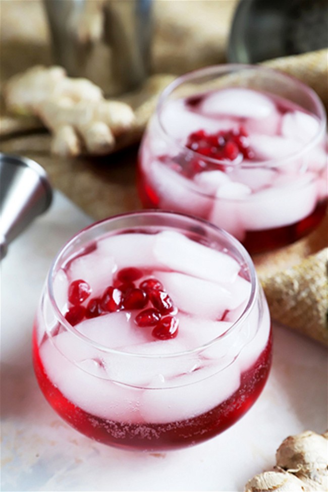 Image of Pomegranate Ginger Cocktail