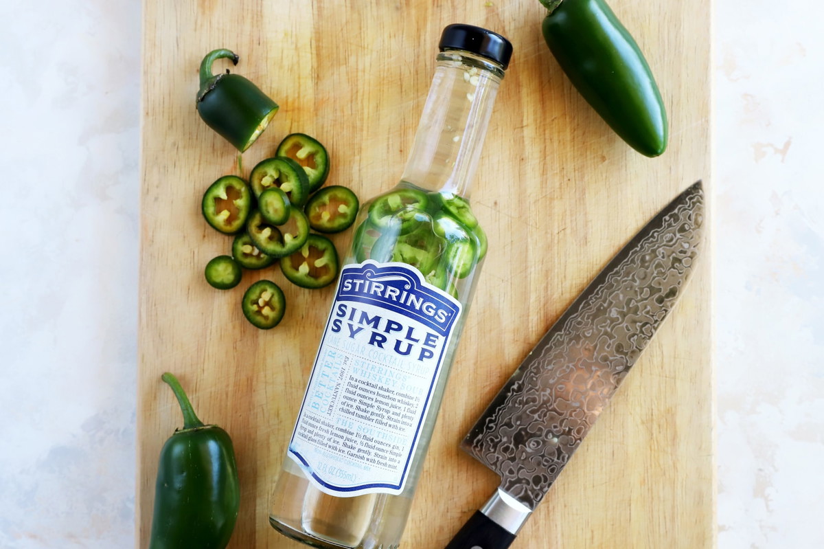 Jalapeno Infused Simple Syrup