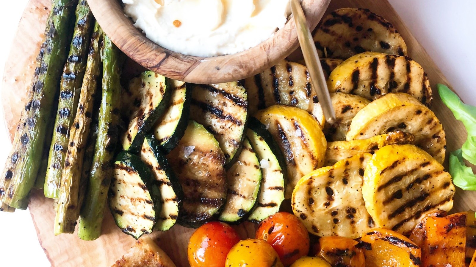 Image of Grilled Veggie Platter with Whipped Feta