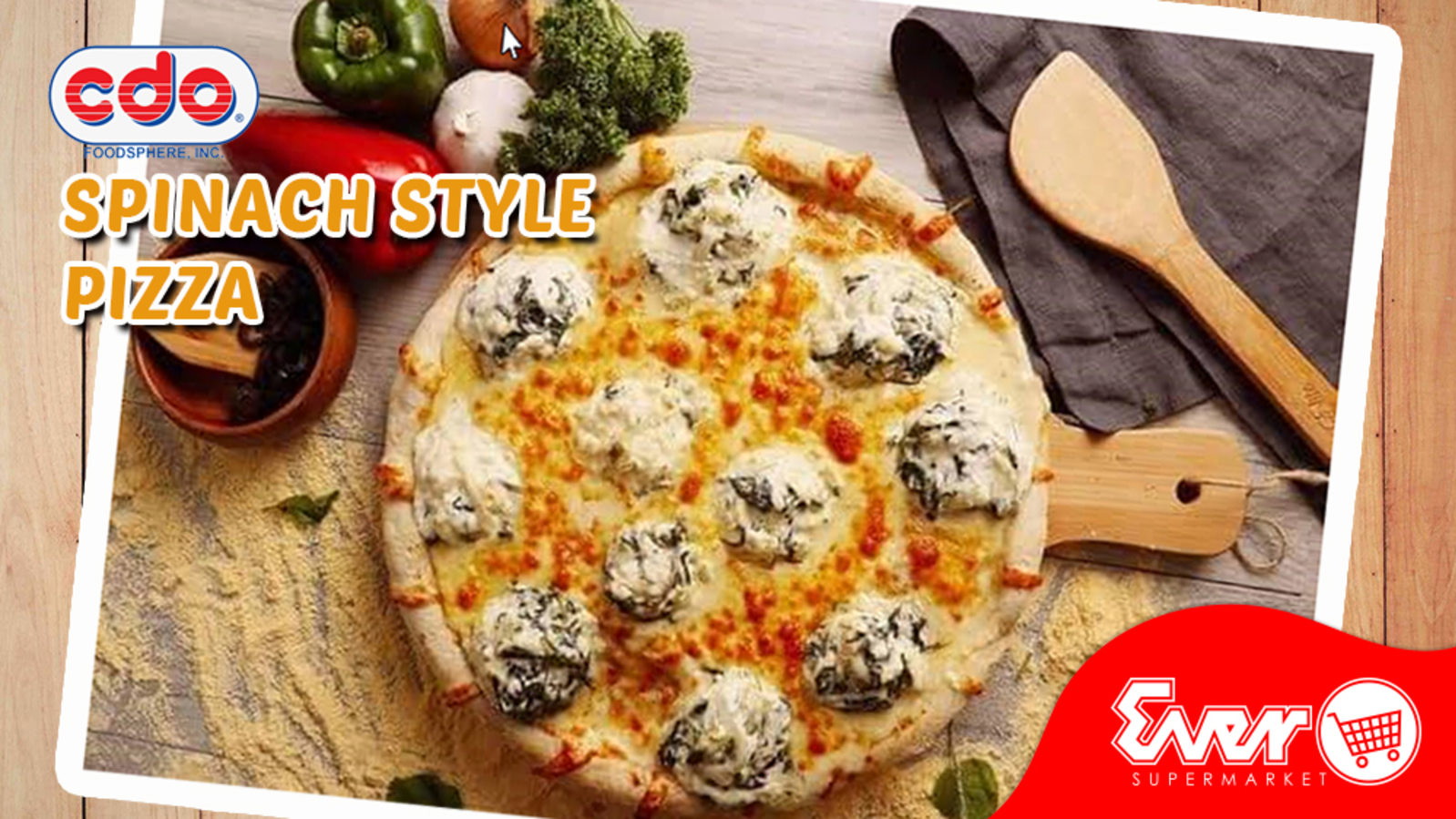 CDO Spinach Style Pizza