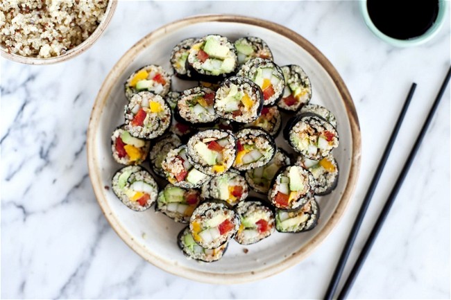 Image of Vegan Quinoa Sushi