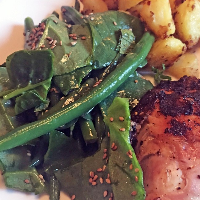 Image of Green Bean Salad with Coriander Oil