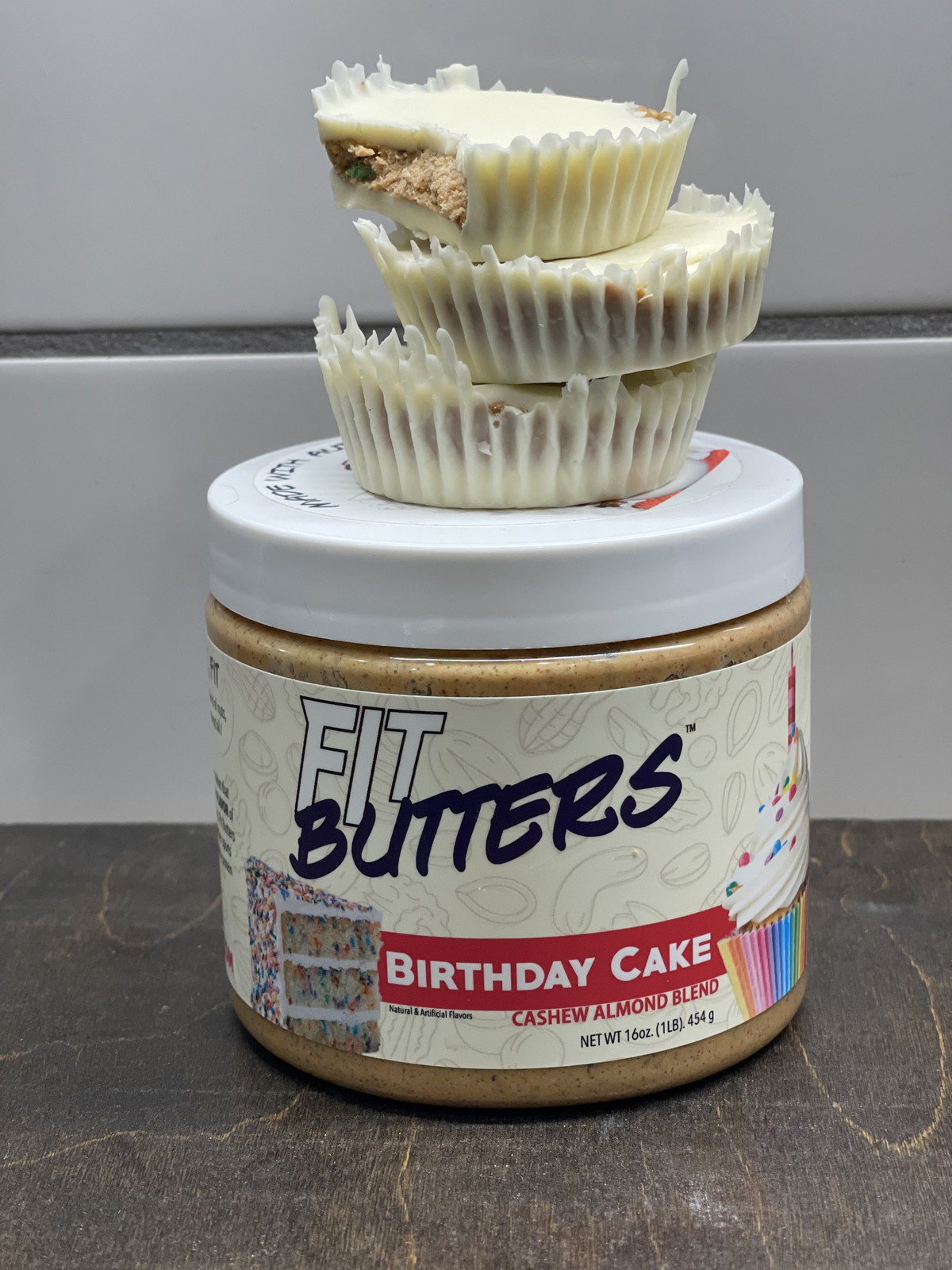 FIt Butters Birthday Cake Cups