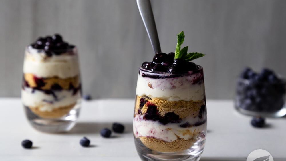 Image of No-Bake Blueberry Cheesecake Parfaits