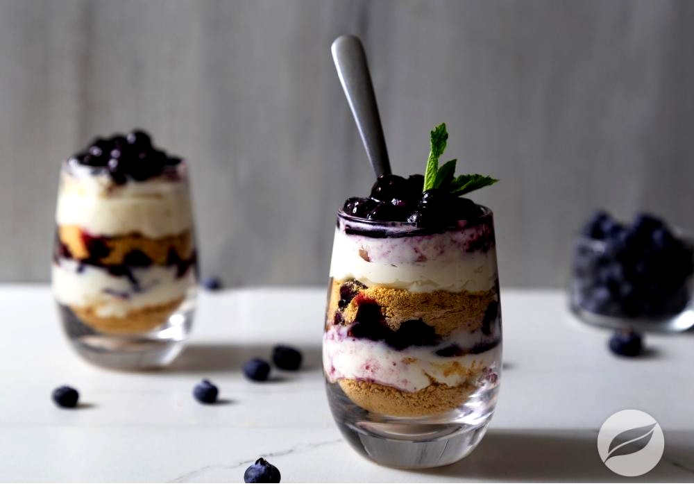 Image of No-Bake Blueberry Cheesecake Parfaits