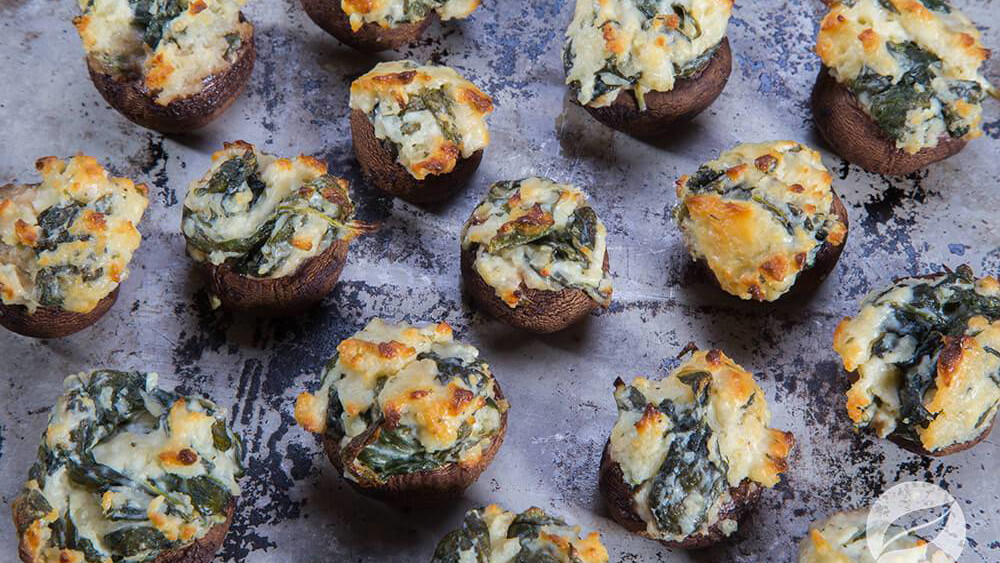 Image of Alfredo Stuffed Mushrooms