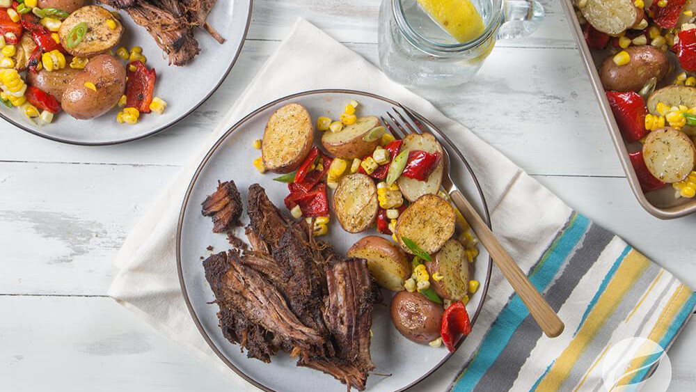 Image of Cajun Brisket with Roasted Potato Salad