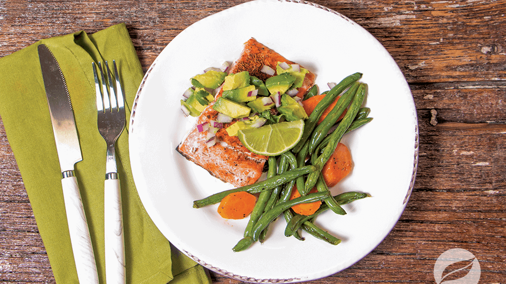 Image of Cajun Salmon with Avocado Salsa